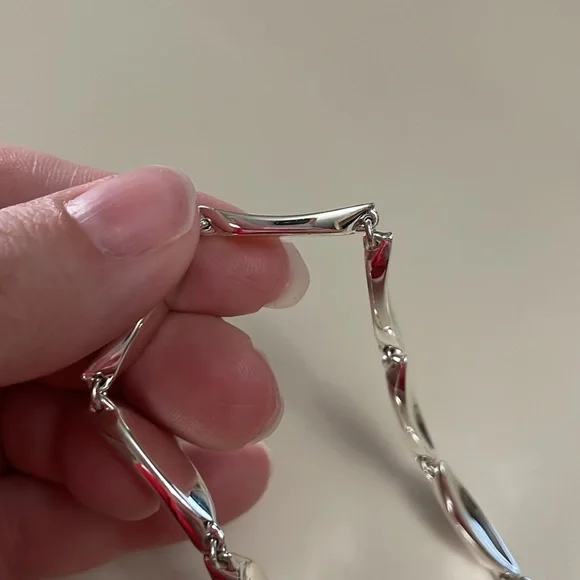 JENNY BIRD NWT Adjustable Silver Necklace - Picture 9 of 14